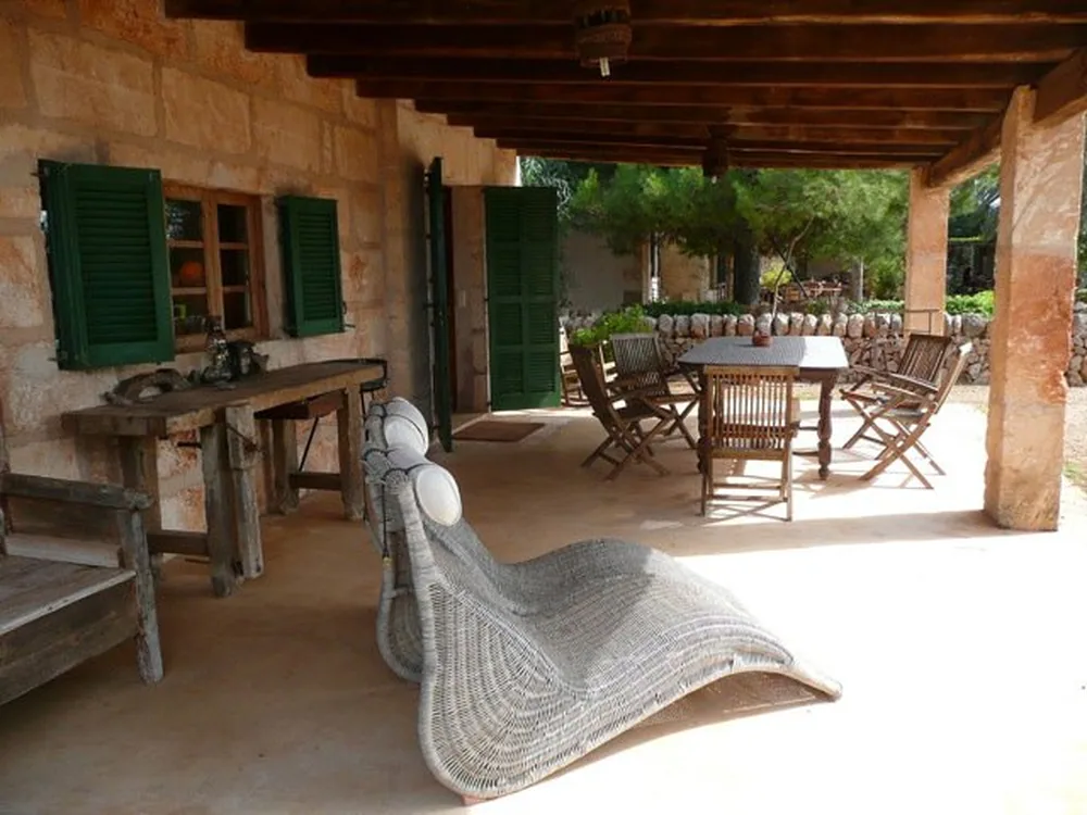 Porche de una casita